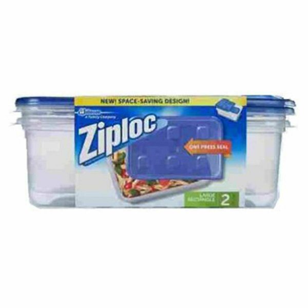 Ziploc 70941 9 Cup Large Square Container - 2 Count ZI574571